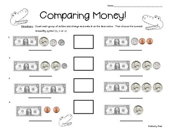 Compa!   ring Money Practice Worksheet Comparing Dollars And Coins - original 3689642 1 jpg